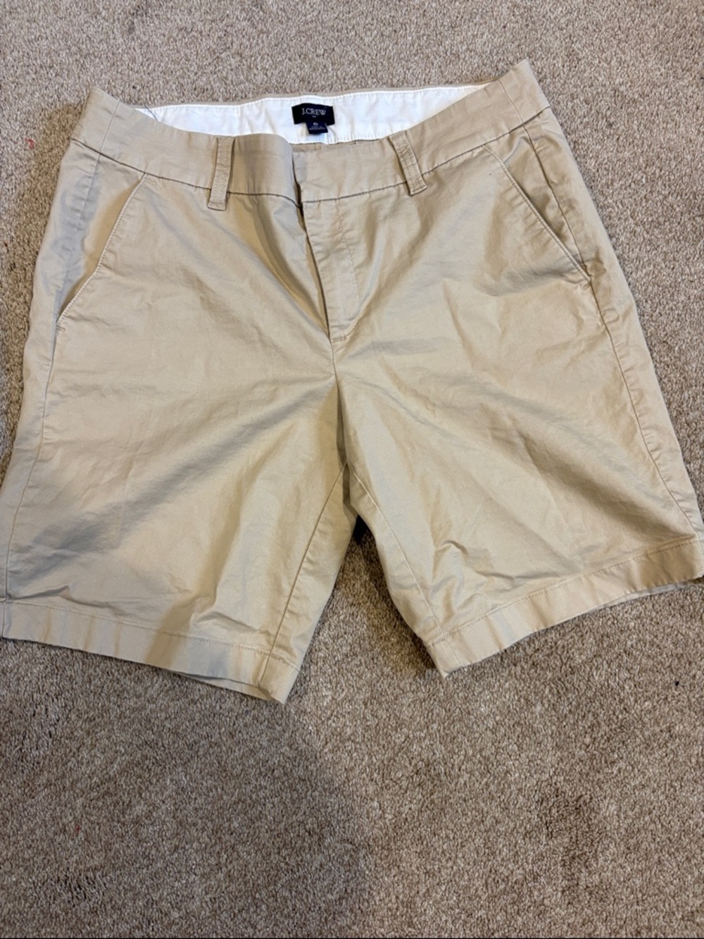 J. Crew Beige Chino Bermuda Shorts